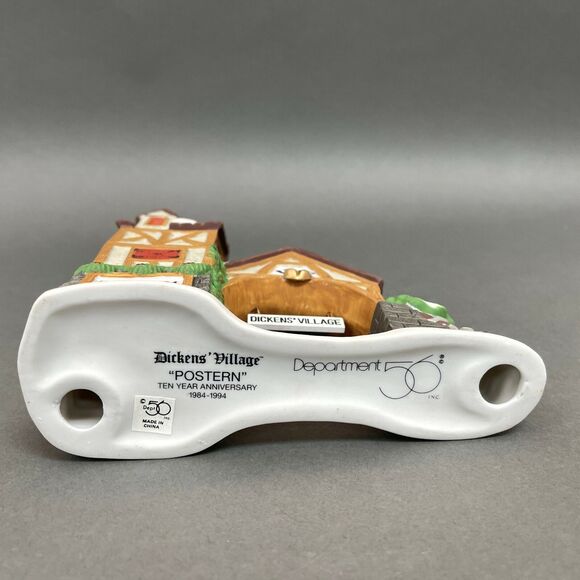 Dept. 56 Dickens' Village Series Postern Building 10 Year Anniversary 1984-1994 - Picture 6 of 11